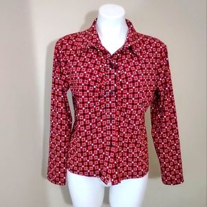 Only Nine long sleeve button down women top